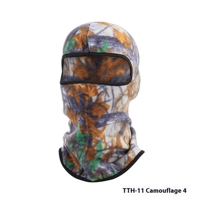Fleece outdoor winter cycling polar fleece hat in a close-up view