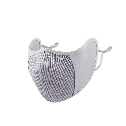 Sunscreen breathable 3D stereoscopic sunshade riding mask in a close-up product view