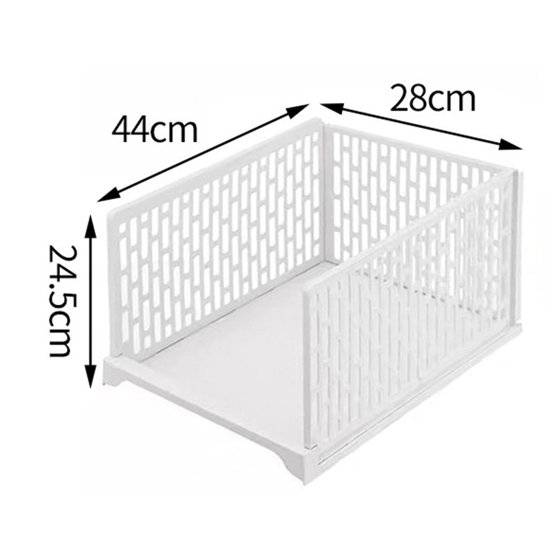 Layered partition wardrobe storage box with multiple compartments for organized clothing storage