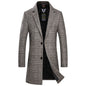 Thick wool winter overcoat by BACKUPMYFILESNOW® featuring a tailored fit and classic design, perfect for cold weather.