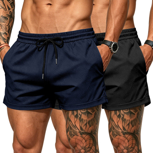 Men's summer sports fitness and casual shorts in a lightweight design and comfortable fit