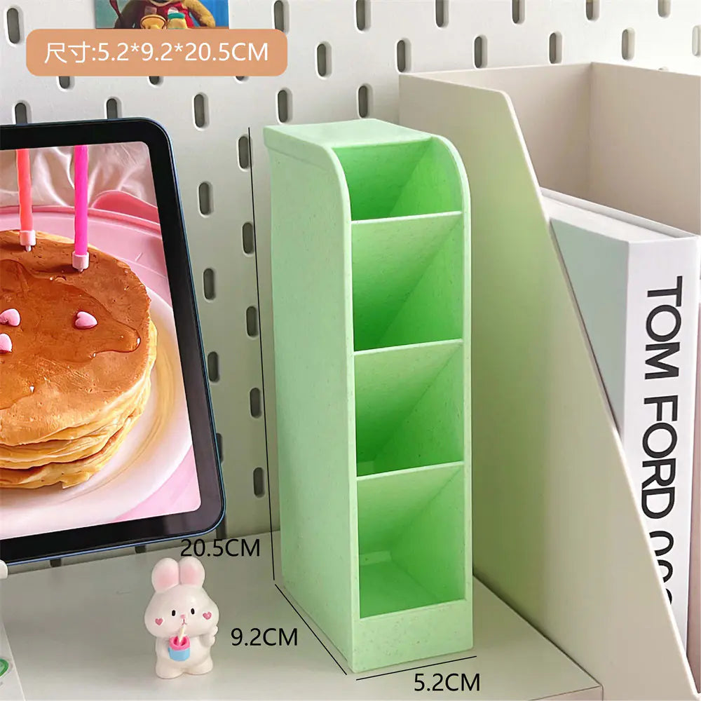 Korean Cute Desktop Storage Organizer with Four Slots