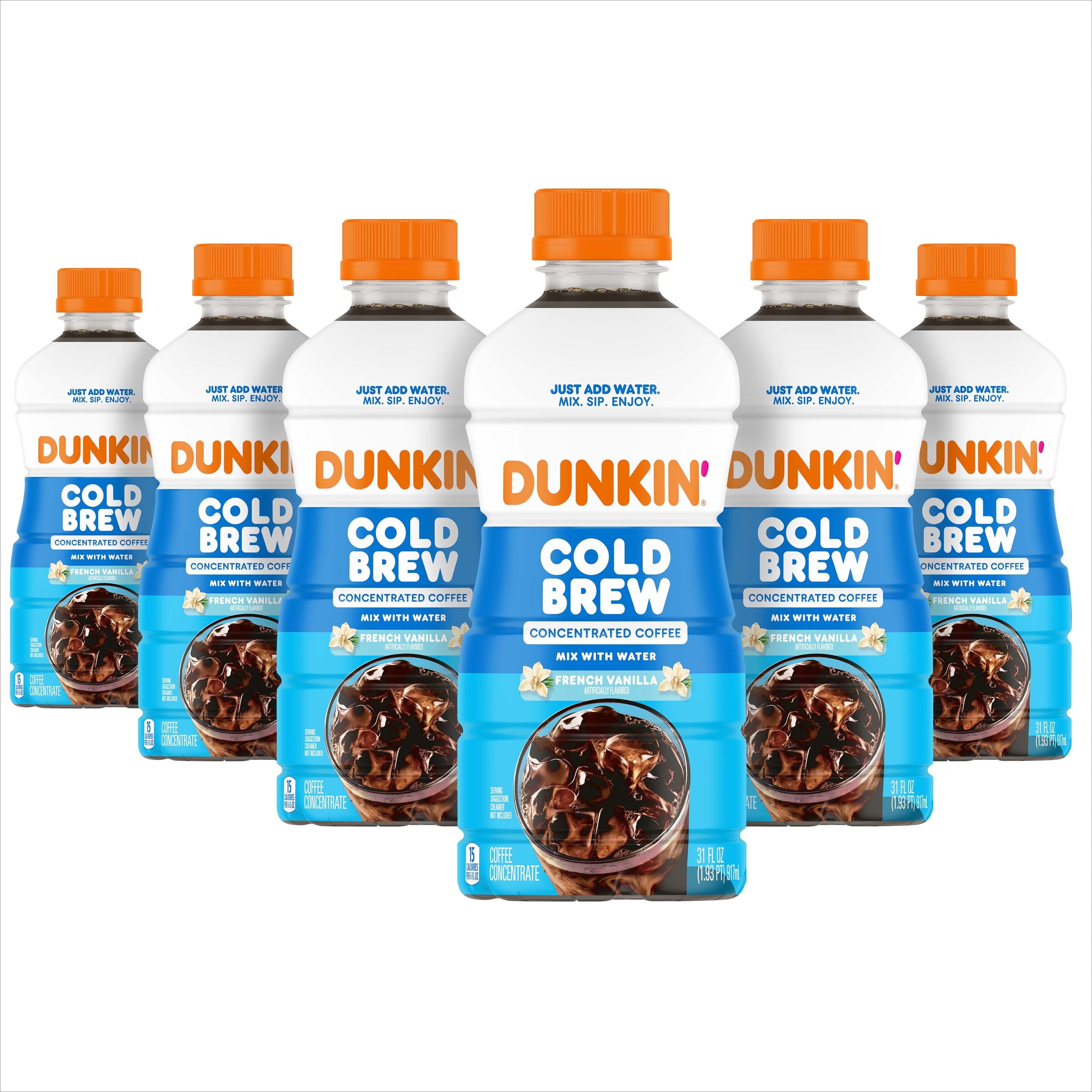 Dunkin’ Cold Brew Concentrated Coffee, 31 Fl Oz Bottle