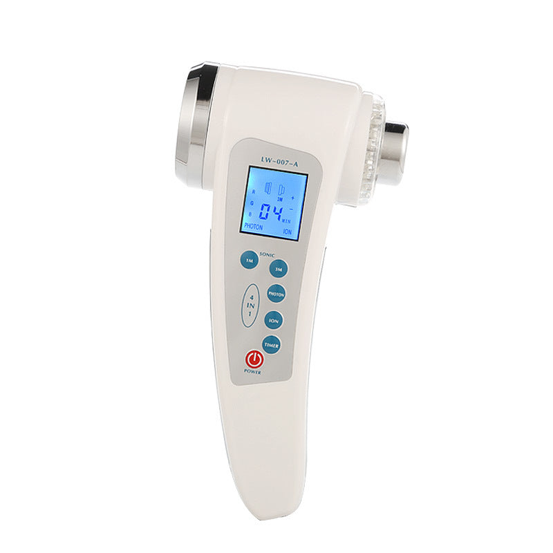 Ultrasonic beauty instrument by My Store, sleek handheld skincare device shown on a plain background