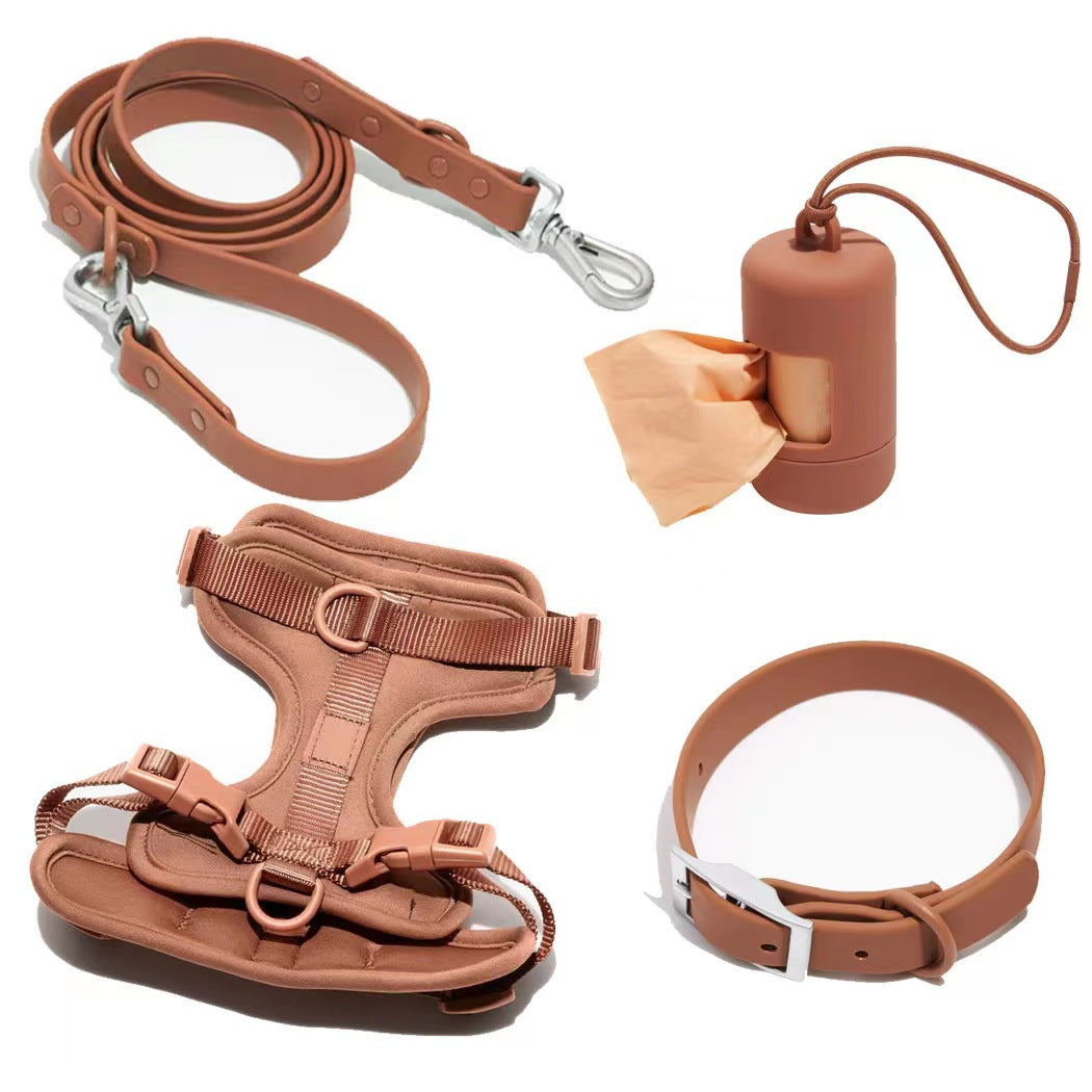 Dog tactical chest back anti-bite waterproof collar by My Store