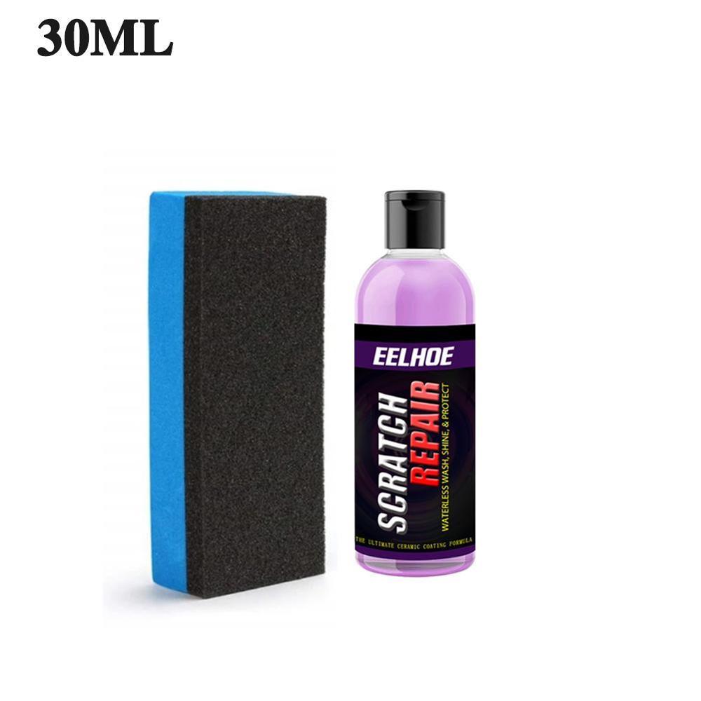 Car scratch repair agent liquid fluid bottle for automotive paint touch-up and surface restoration