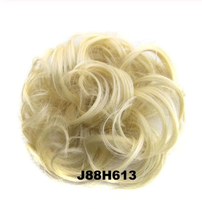 Hair ring accessory, close-up view.