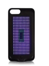 LED phone case by My Store with illuminated edge lighting and a clear protective cover