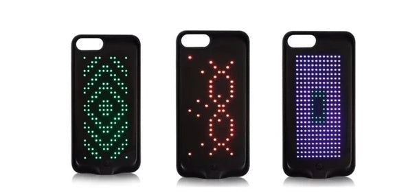 LED phone case with illuminated edges in a slim protective design