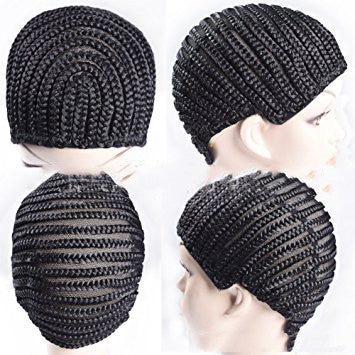 Braided headgear wig by My Store displayed from the front for a detailed view