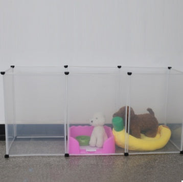 Transparent pet fence by My Store for indoor or outdoor pet containment