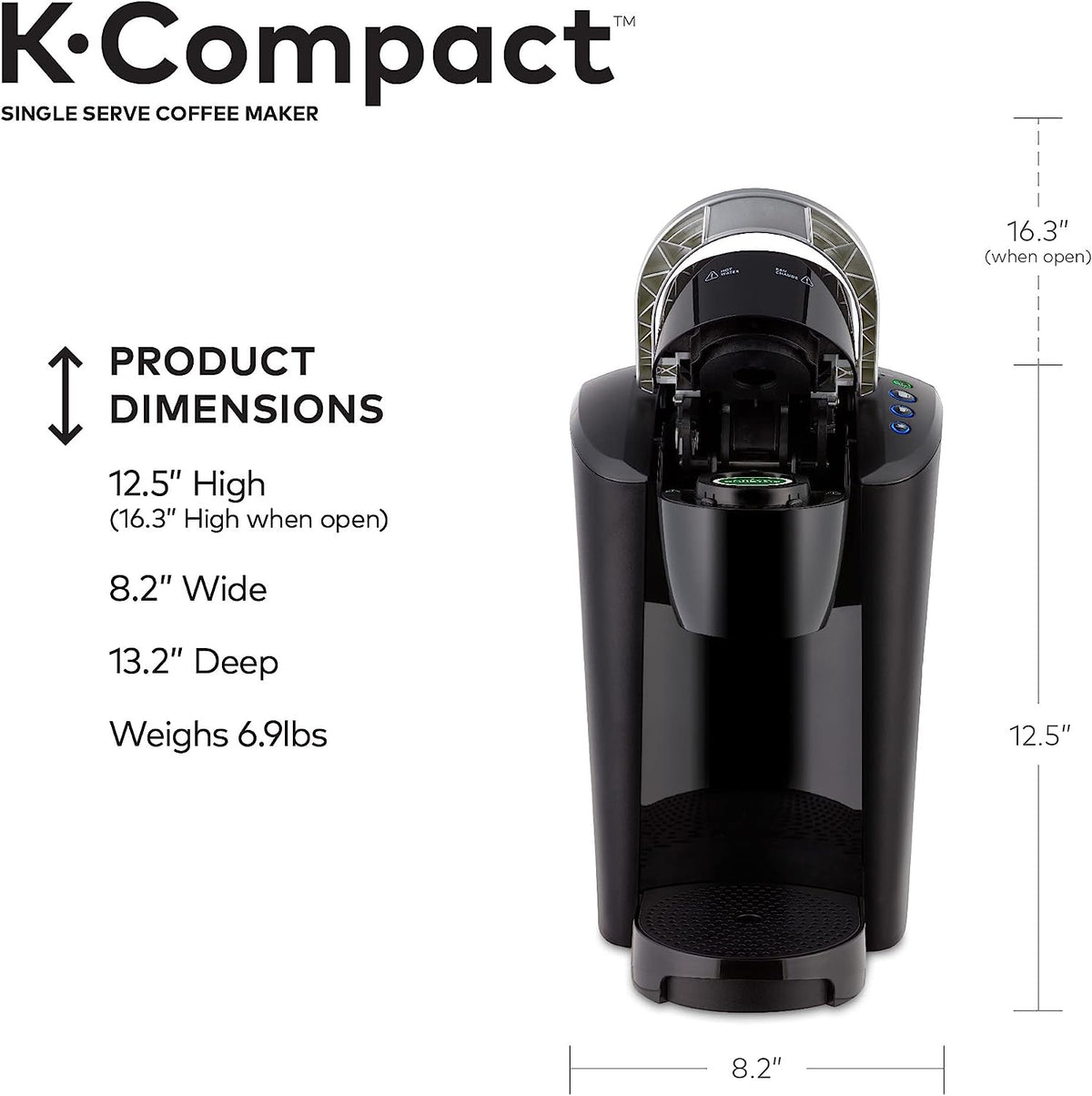 Keurig K-Compact Single-Serve Coffee Maker – Black