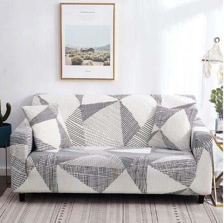 Elastic Universal Sofa Cover in stretch fabric, designed to fit a range of sofa sizes