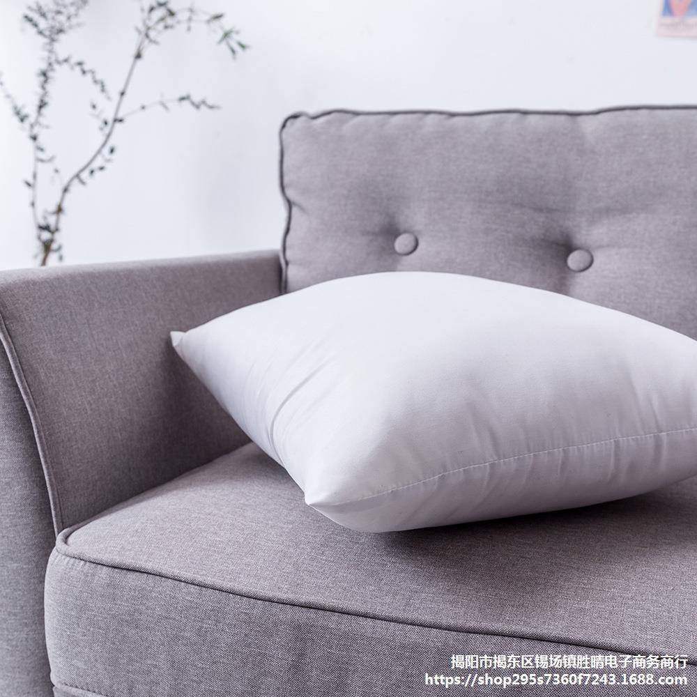 Homestay tufted pillows in soft textured fabric, decorative cushion pair displayed together