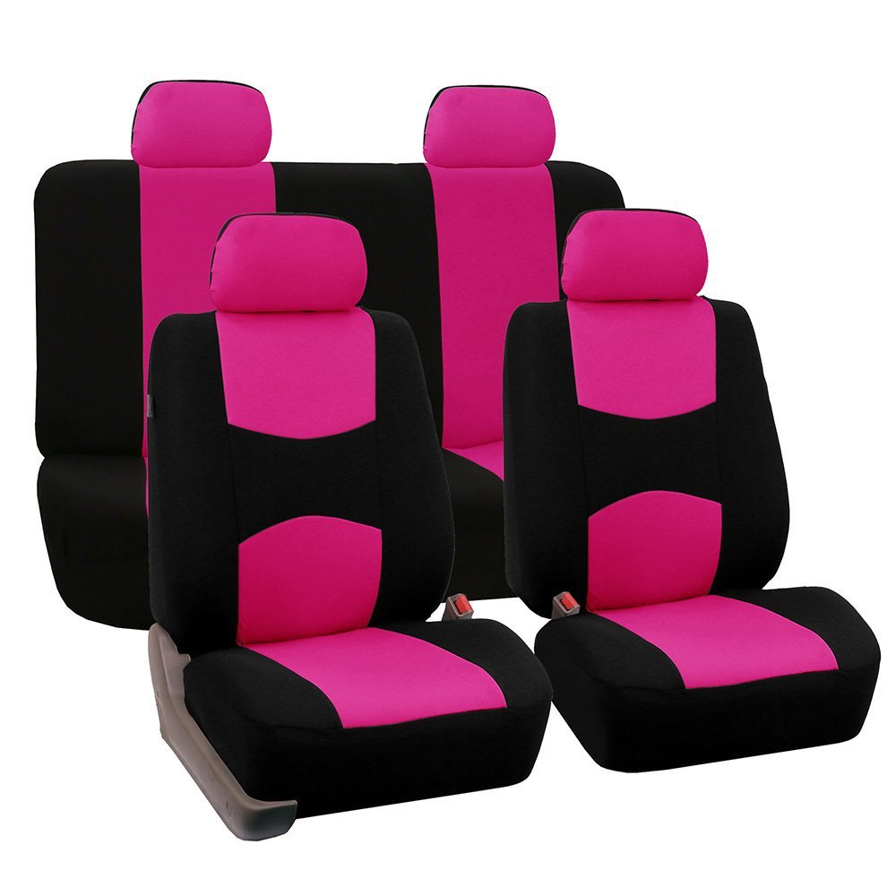 5-seater car seat cover cushion for vehicle interior, shown in a fitted seat design