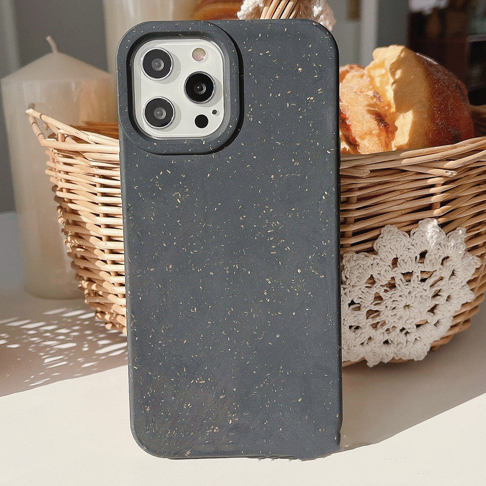 Wheat straw fully degradable protective phone case for Apple iPhone 14 Pro Max