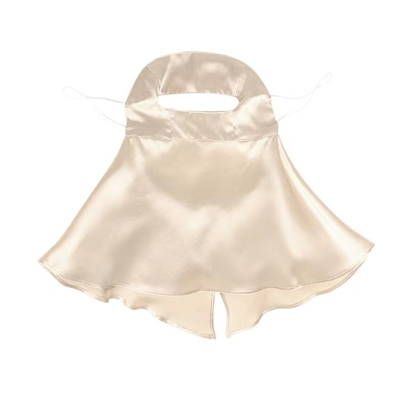 Sun protective face mask for summer, full face UV protection covering nose, mouth, and cheeks