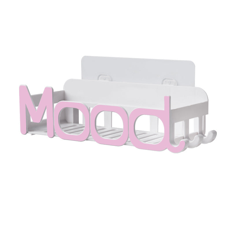 GoodMood creative alphabet bathroom storage box, plastic home collection organizer in assorted colors