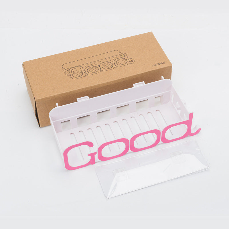 GoodMood creative alphabet bathroom home collection box in plastic, displayed in assorted letter designs