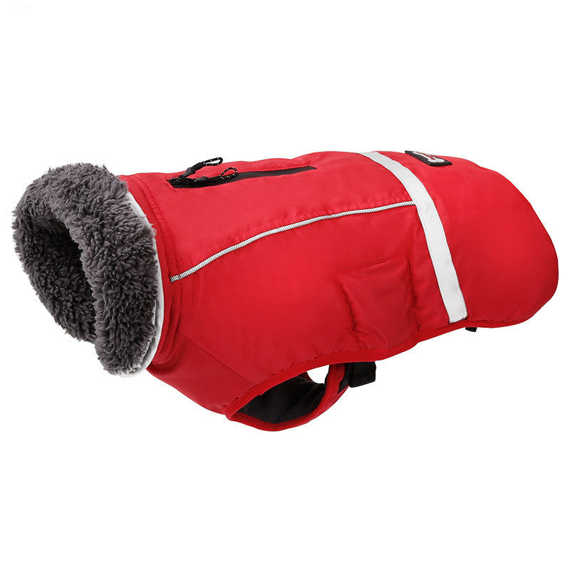 Reflective warm clothing coat for a big dog by My Store