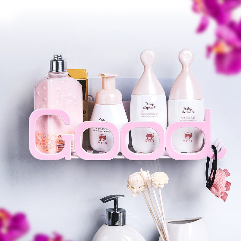 GoodMood creative alphabet bathroom collection box, plastic home storage container in assorted letters