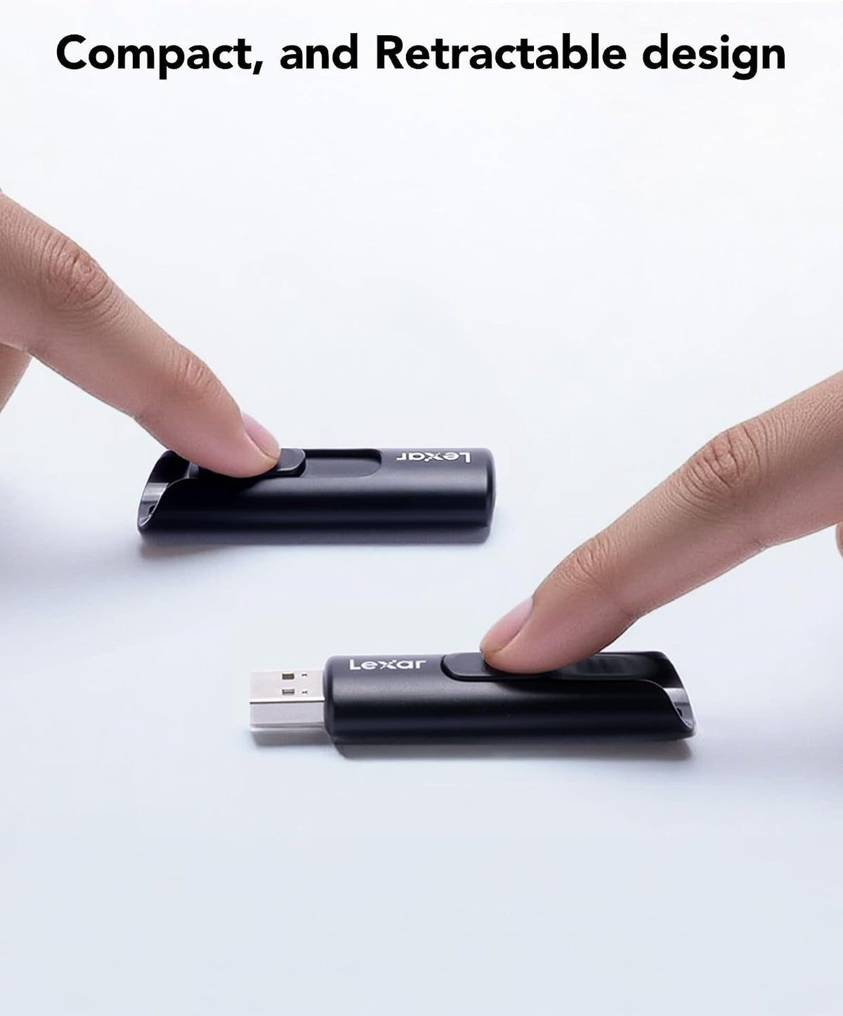 BACKUPMYFILESNOW® Lexar A30E USB 3.2 Gen 1 flash drive 32GB 3-pack, portable data storage devices on a white background
