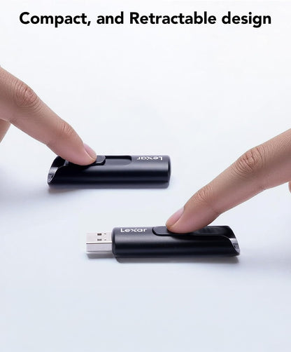 BACKUPMYFILESNOW® Lexar A30E USB 3.2 Gen 1 flash drive 32GB 3-pack, portable data storage devices on a white background