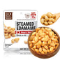 Organic steamed bean snack from Eat More Beans, featuring a mix of healthy, crunchy bean bites in a 2oz pack.