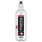Essentia alkaline drinking water in black bottles, 42.3 fl oz each, infused with electrolytes, pH 9.5+, ionized for smooth taste, pack of 12.