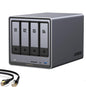 UGREEN DXP4800 Plus 4-bay NAS network storage device for families, creators, and small teams with multiple drive bays.