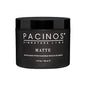 Pacinos Matte Styling Paste in 4 oz jar, natural hair styling paste with matte finish by Pasteur Pharmacy, shown in container.