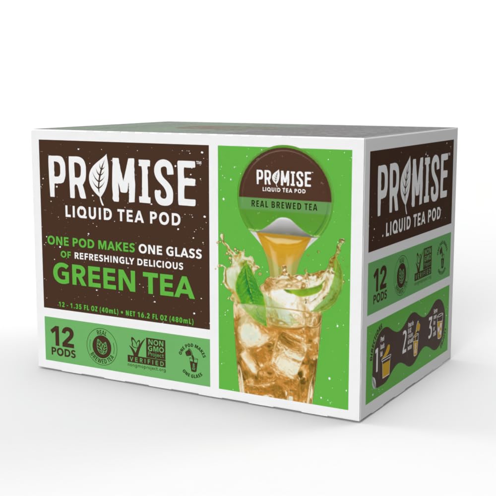 Java House Promise Real Brewed Green Tea bottle with label and transparent packaging, showcasing fresh green tea beverage.
