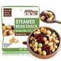 Organic steamed bean snack from Eat More Beans, featuring a mix of healthy bean varieties in a 2oz pack.