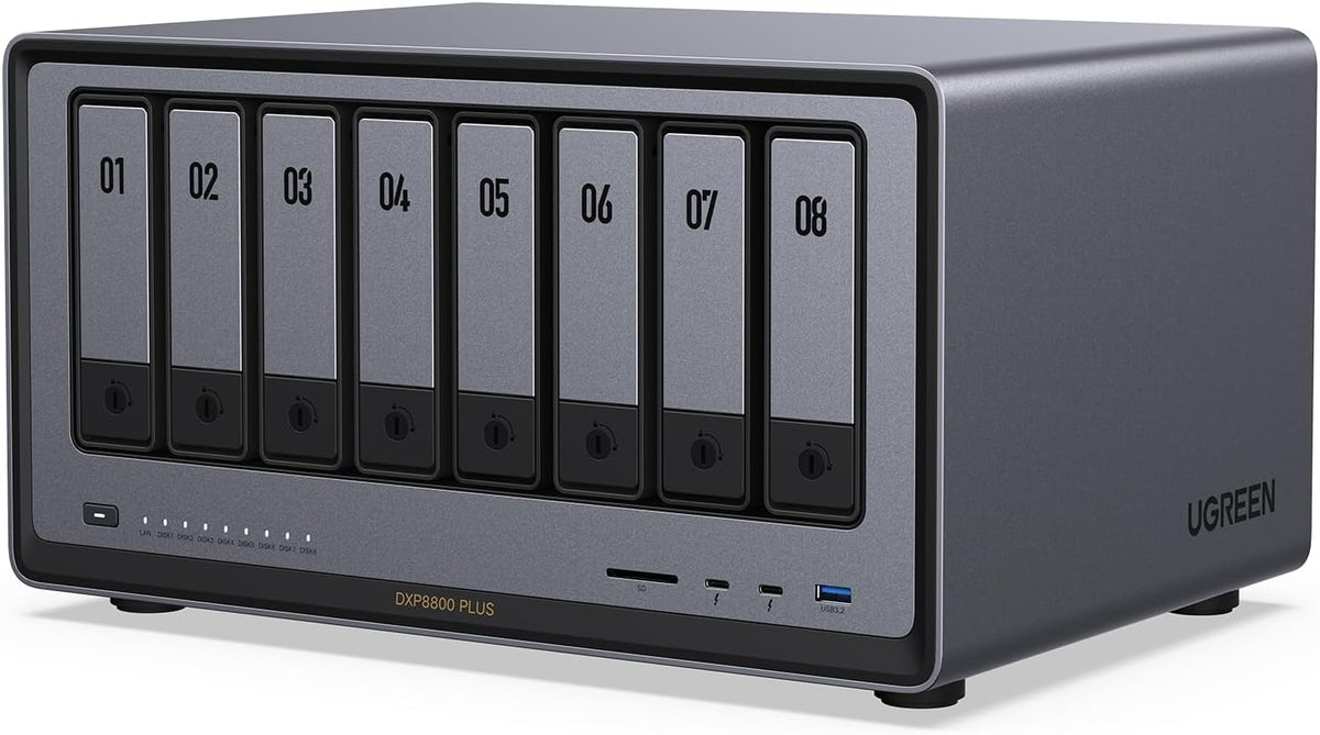 UGREEN NAS DXP6800 Pro 6-bay network attached storage device for small business file sharing and data management.