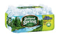 Poland Spring Half Pint Natural Spring Water 12-pack bottles, 27.6 pounds, showcasing clear bottled spring water.