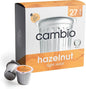 Cambio Roasters Colombian medium roast organic coffee pods in recyclable aluminum, Keurig compatible, with bold flavor and fresh taste.