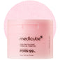 Medicube Zero Pore Pad 2.0 exfoliation toner pads for pore care and skin refinement, shown in a clear container.