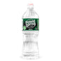 Poland Spring half pint natural spring water bottles in a 12-pack, 27.6 pounds, stacked together in a retail display.