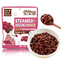 Organic steamed bean snack by Eat More Beans, assorted mix in 10 packs, healthy plant-based bean snack in a clear bag.