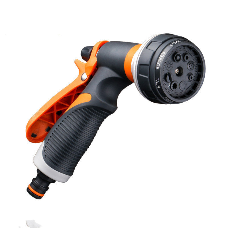 Gardening spray gun for watering flowers, handheld watering nozzle with adjustable spray head