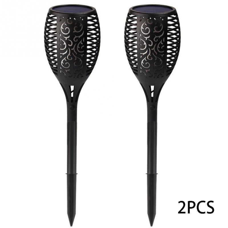 LED solar torch light outdoor landscape garden lawn lamp, waterproof design񎠀