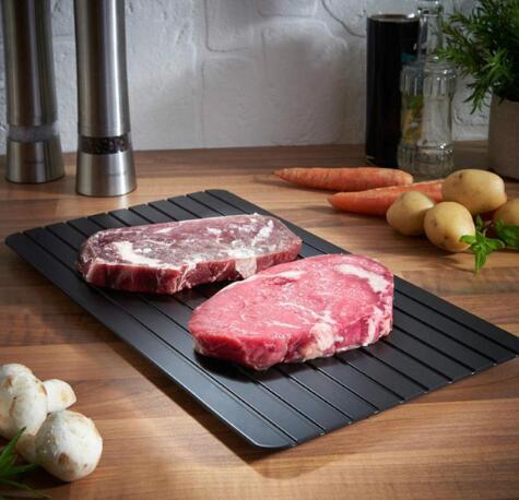 Fast defrosting aluminum thaw tray for kitchen food thawing, Quick Thaw plate by My Store