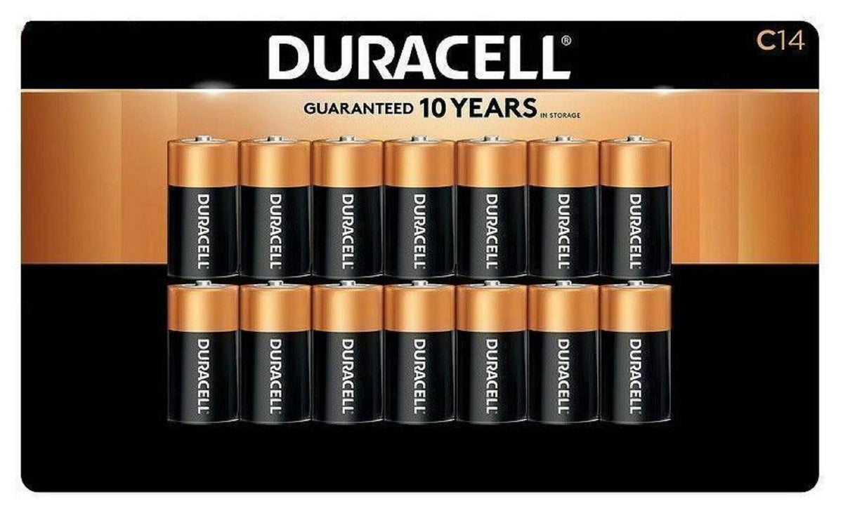 Duracell Long-Lasting C Batteries | Reliable Power - 14 Count