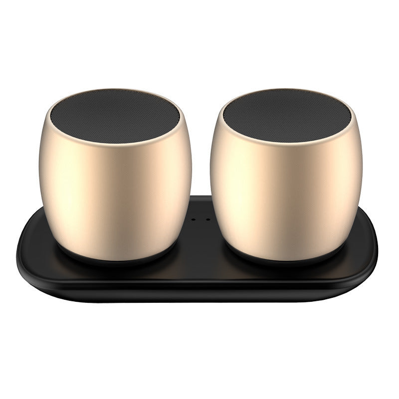 Creative Bluetooth speaker viewed from the front in a compact wireless design