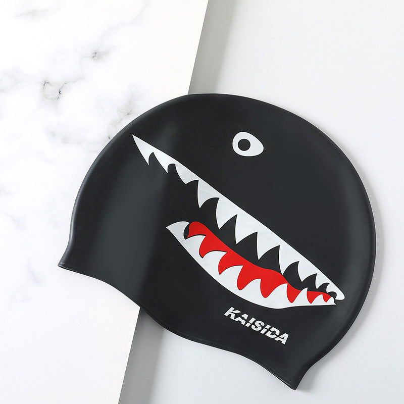 Silicone swimming cap by My Store in a smooth, form-fitting design