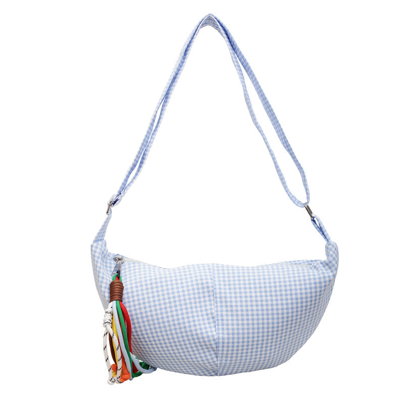 Large-capacity casual niche-style crossbody bag for students in a simple everyday design