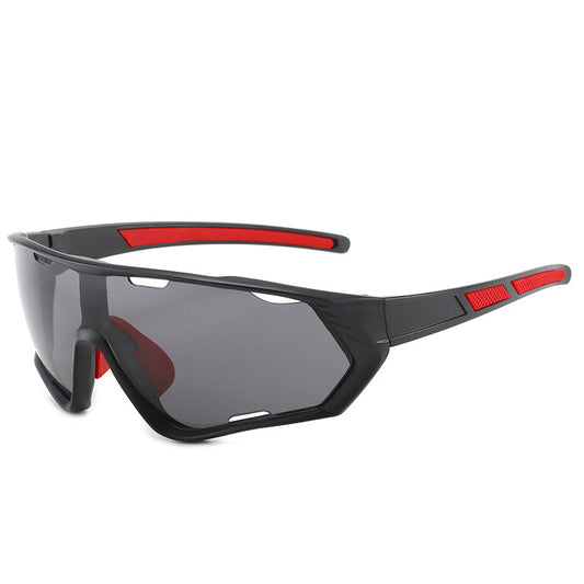 Men's outdoor sports cycling glasses in a sleek wraparound design for cycling and outdoor activities