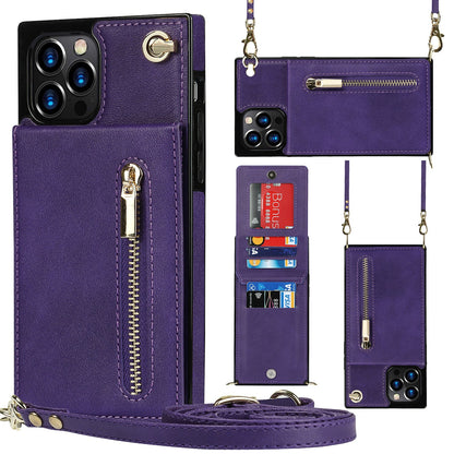 Zipper phone case crossbody with adjustable strap and zip closure, My Store brand