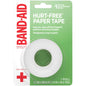 Band-Aid Brand First Hurt-Free Medical Adhesive Paper Tape For Wound Dressings, 1 In By 10 Yd