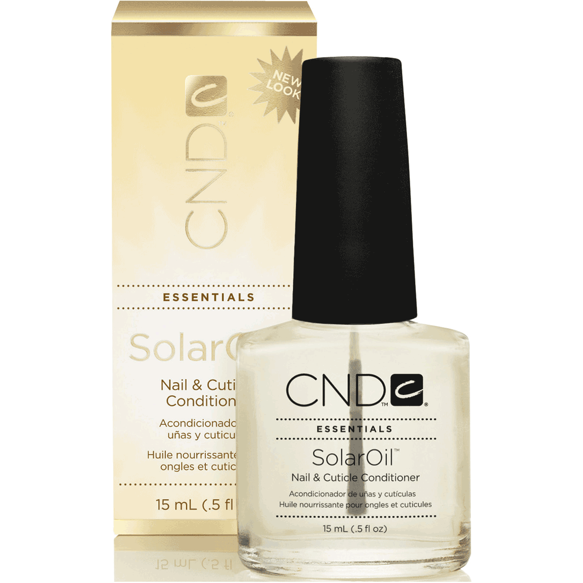 CND Solar Oil Nail & Cuticle Treatment 0.5 oz bottle, nourishing nail and cuticle care product by Pasteur Pharmacy